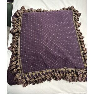 Deep Plum/purple Throw Pillow